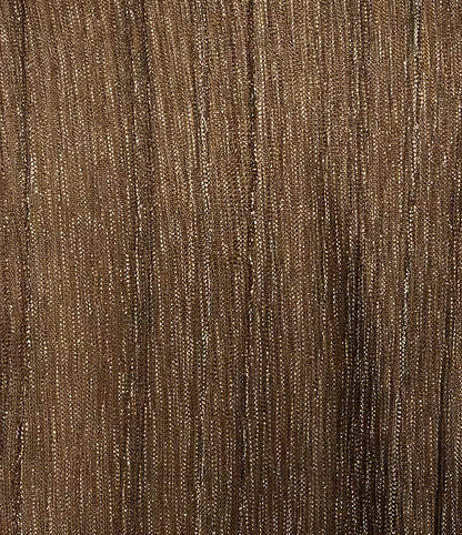 Pleated V-neck loose-fitting long-sleeved A-Line Dress