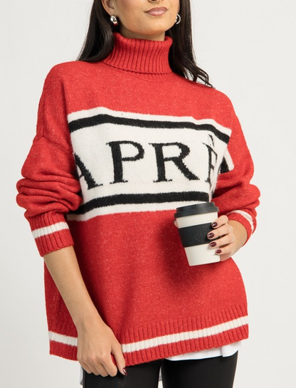 Apres Sweater, Red