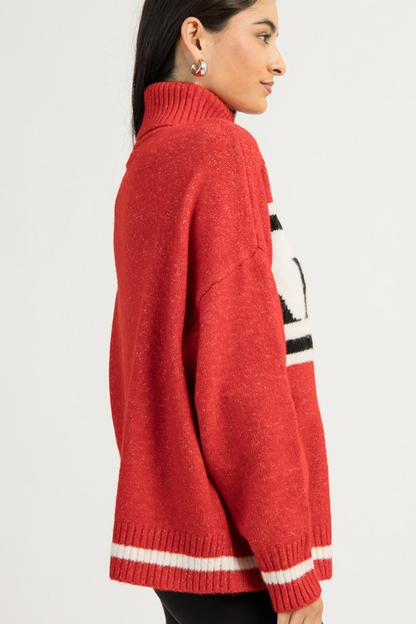 Apres Sweater, Red