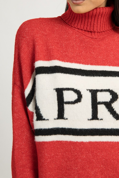 Apres Sweater, Red
