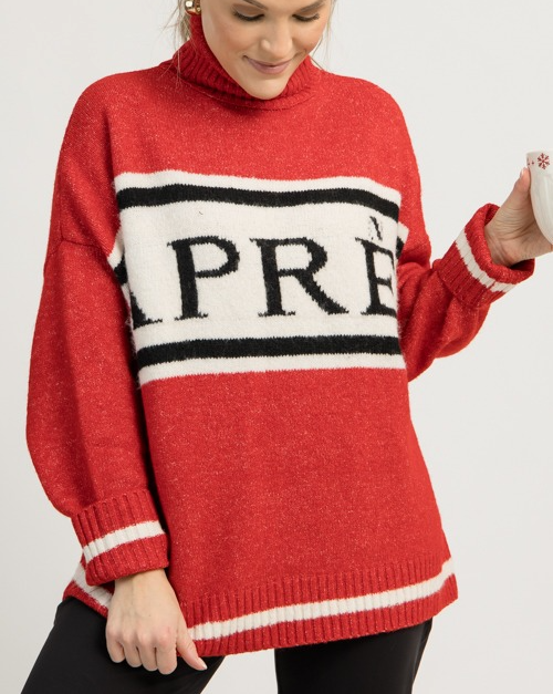 Apres Sweater, Red