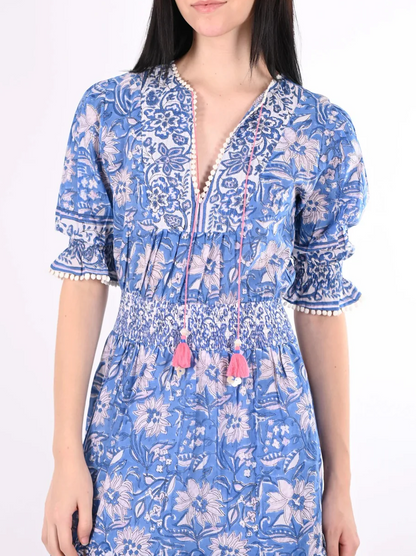 Printed Tiered Maxi Dress