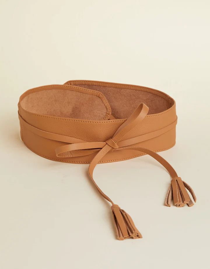 Leather belt