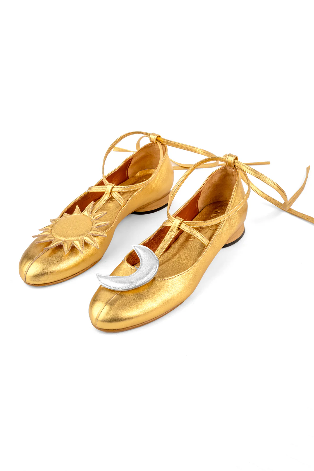 Sun and Moon Leather Shoes