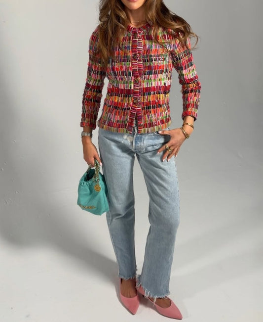 Colored Velvet Jacket