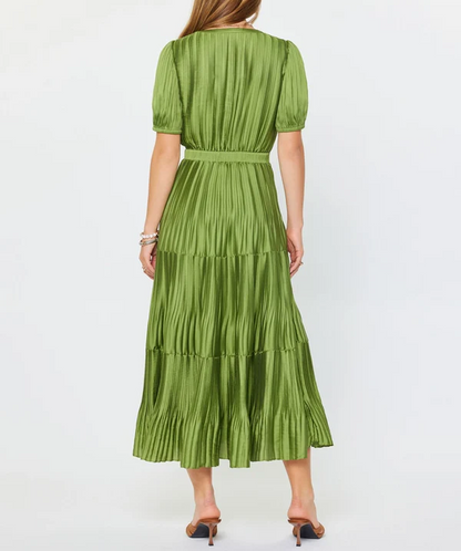 Pleated Maxi Dress