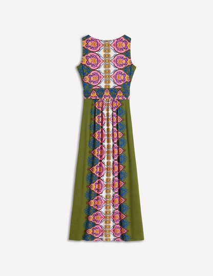 Sleeveless Printed Knit Dress