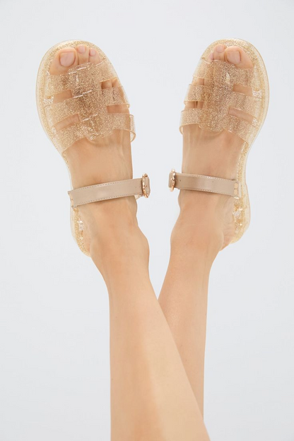 Transparent Jelly Sandals