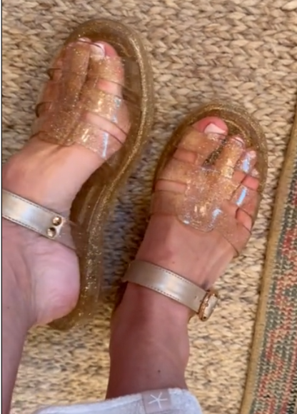 Transparent Jelly Sandals