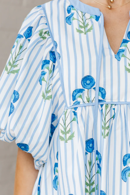 The Live Blue Floral Dress
