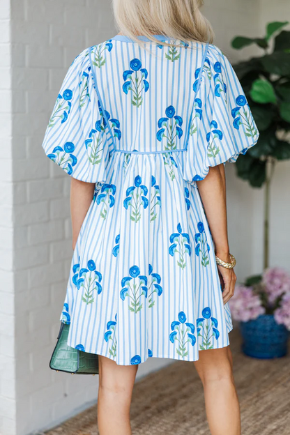 The Live Blue Floral Dress