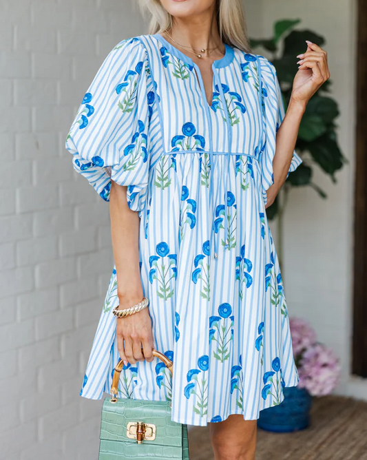 The Live Blue Floral Dress