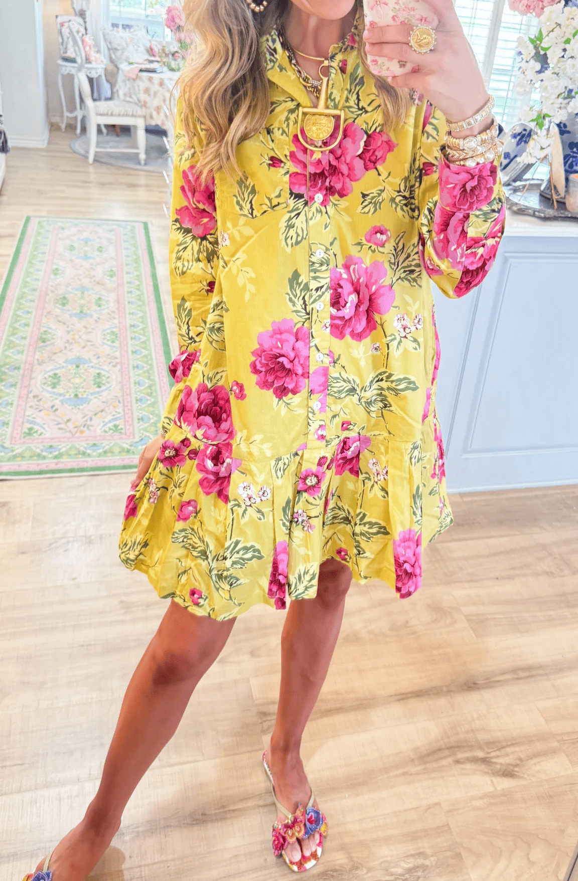 Rose Shirtdress