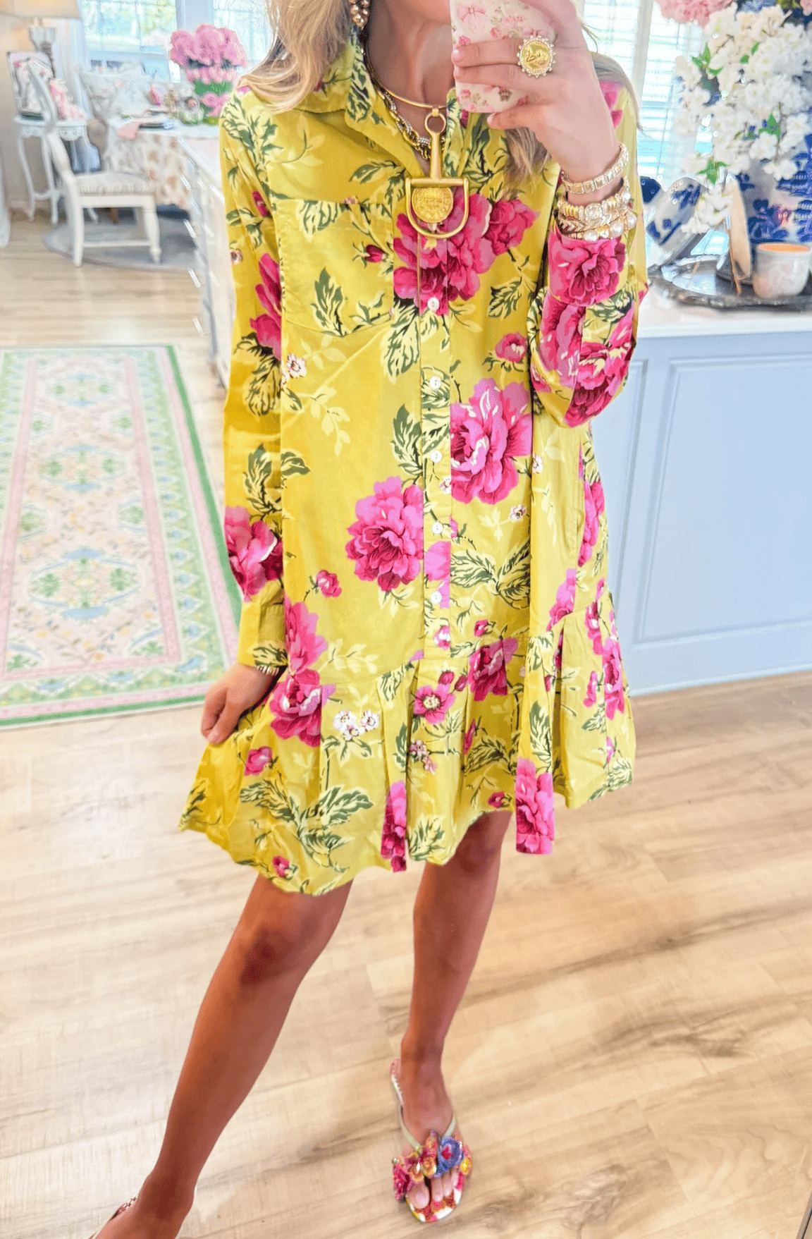 Rose Shirtdress