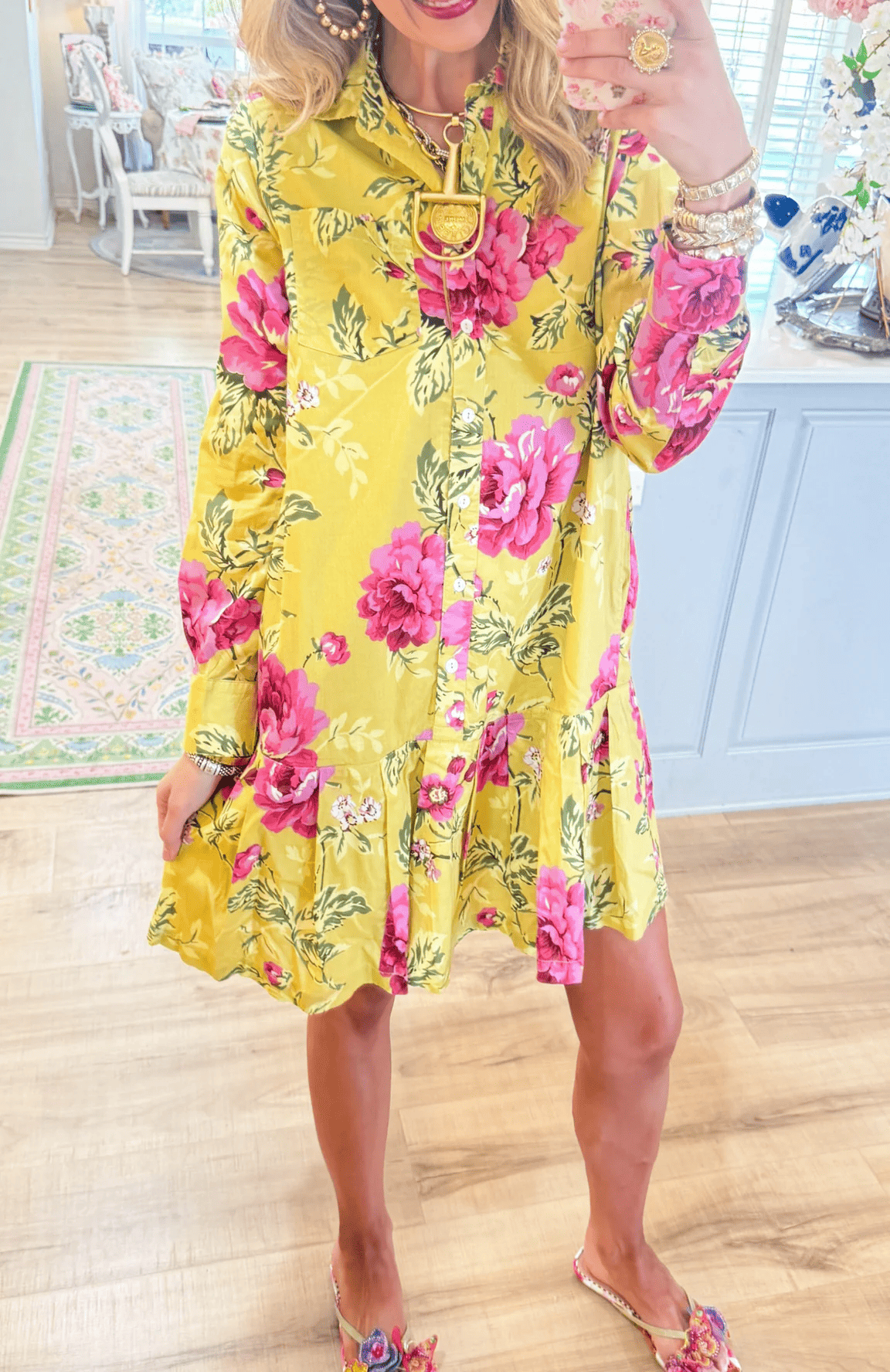 Rose Shirtdress