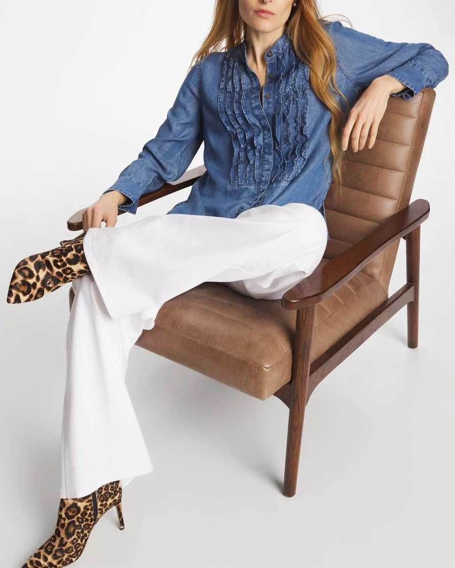 Ruffle Front Shirt