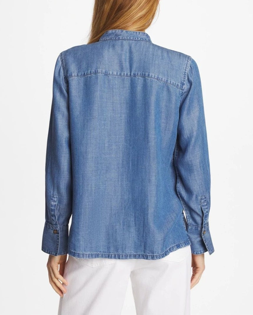 Ruffle Front Shirt
