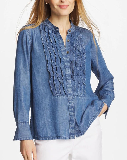 Ruffle Front Shirt