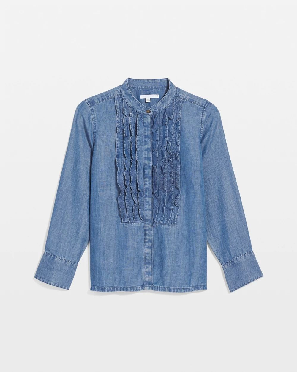 Ruffle Front Shirt