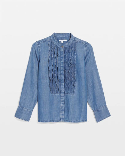 Ruffle Front Shirt