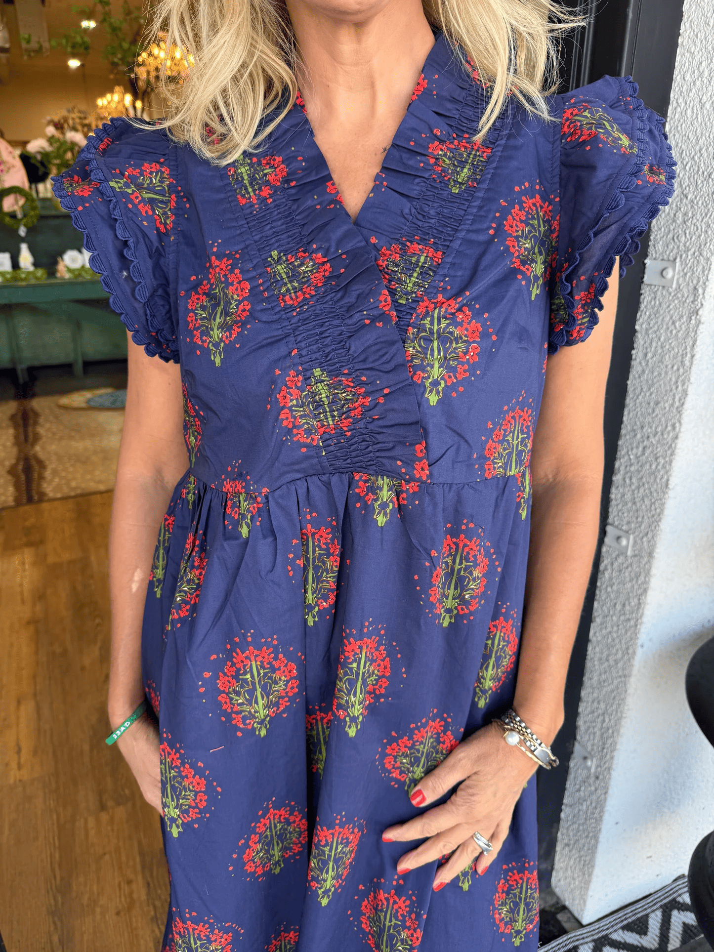 Walton Dress - Navy