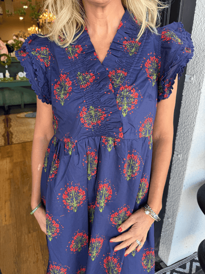 Walton Dress - Navy