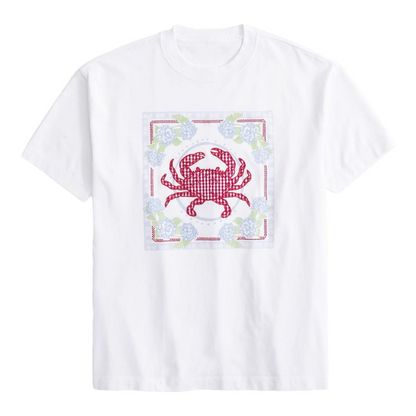 Oversized Coastal Fish Graphic Tee