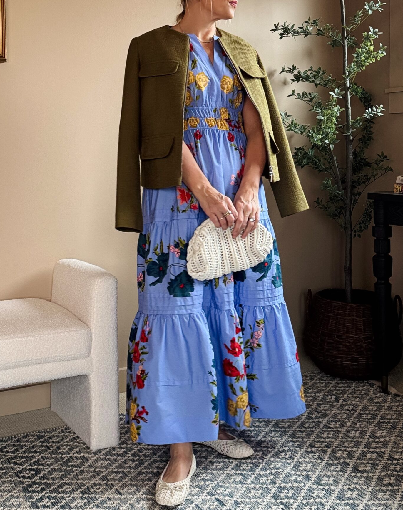 Somerset Blue Print Dress