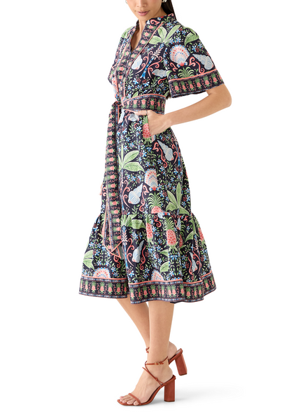 Petite Printed Shirt Dress