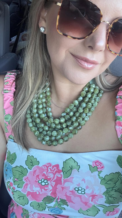 Layered Gemstone Necklace