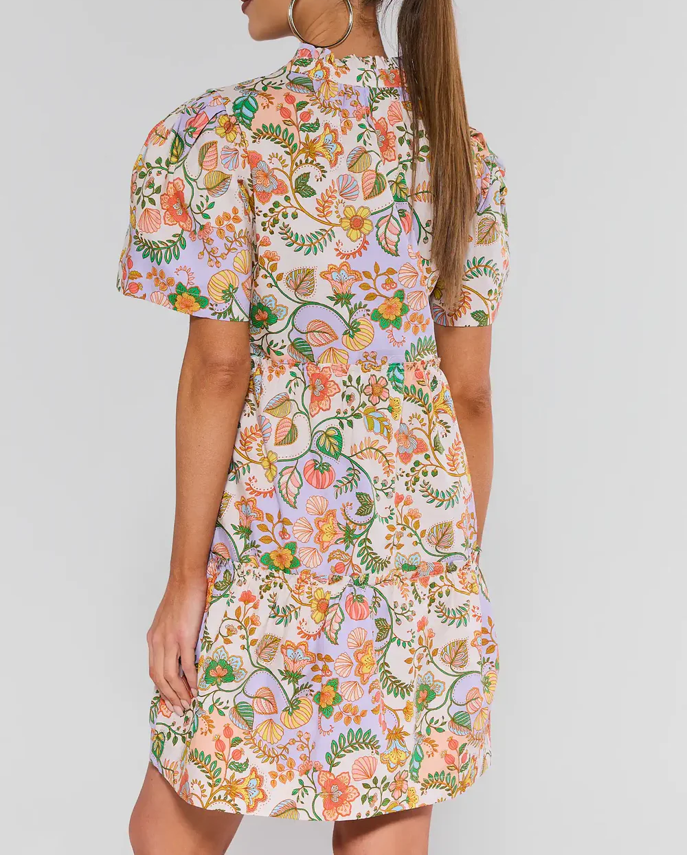 Multi Floral Short Dress