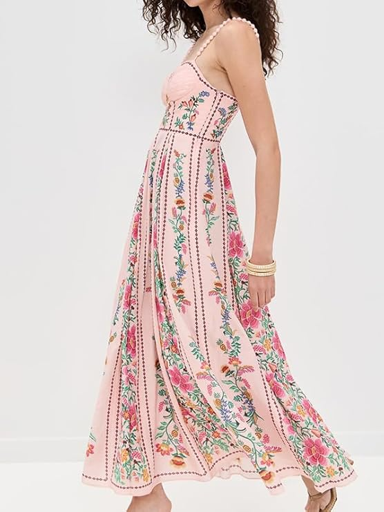 A Line Beach Vacation Long Dress
