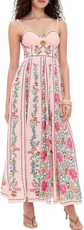 A Line Beach Vacation Long Dress
