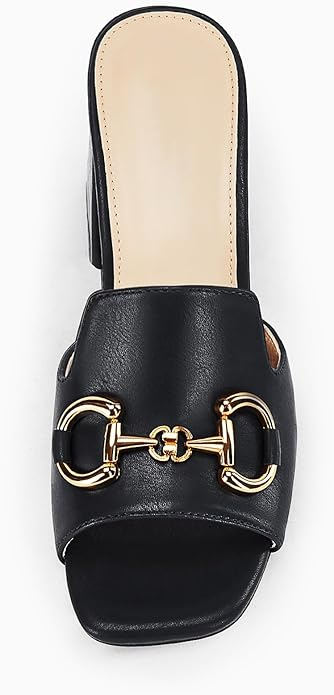 Heel Peep Toe Slides
