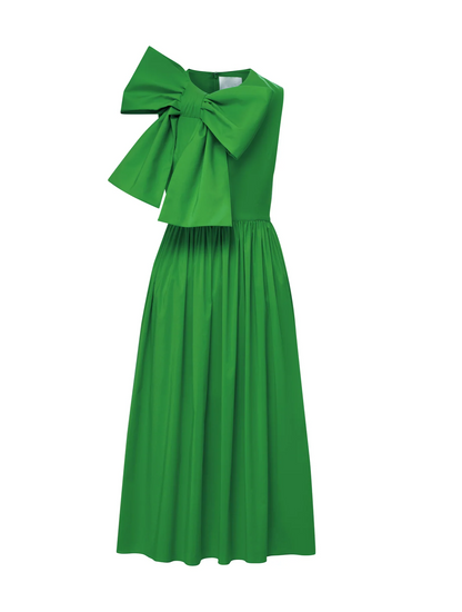 Sleeveless bow dress