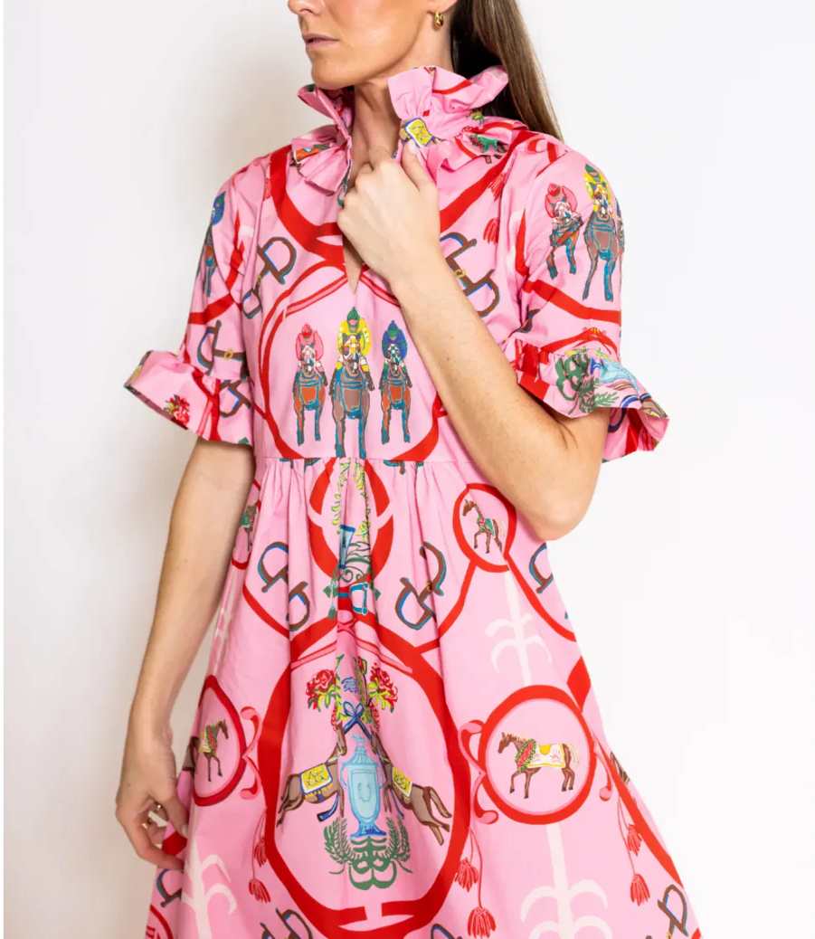 Print maxi dress