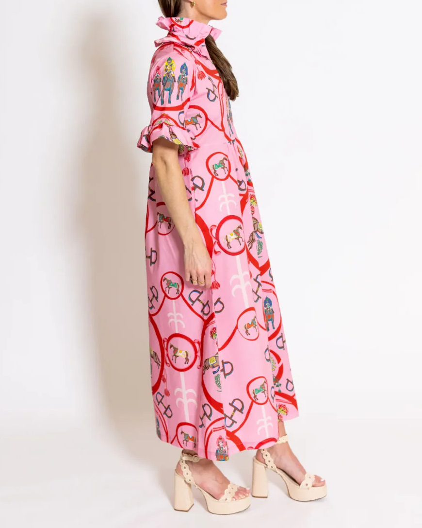 Print maxi dress
