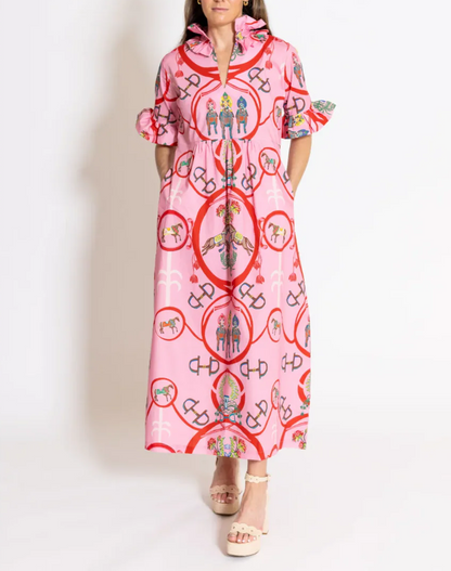 Print maxi dress