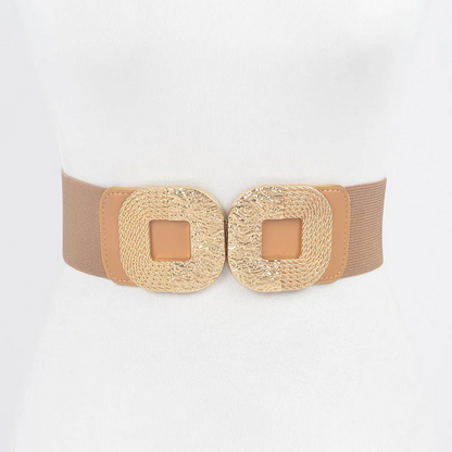 Double Buckle Elastic Belt