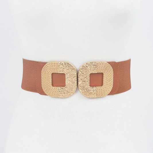 Double Buckle Elastic Belt