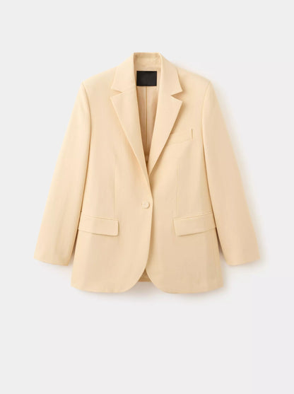 Straight-fit suit blazer