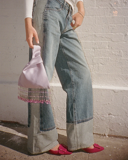 Tassel Japanese knot bag