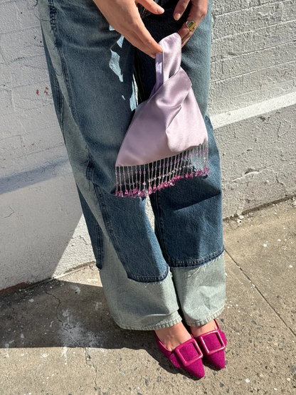 Tassel Japanese knot bag