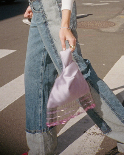 Tassel Japanese knot bag
