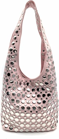 Punk Studded Top Handle Bag