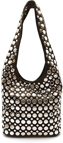 Punk Studded Top Handle Bag