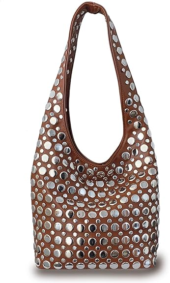 Punk Studded Top Handle Bag