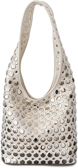 Punk Studded Top Handle Bag