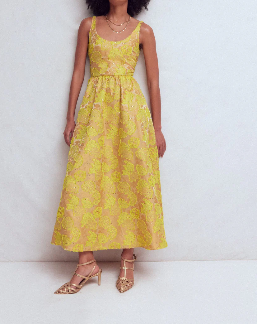 Fit and Flare Midi Dress