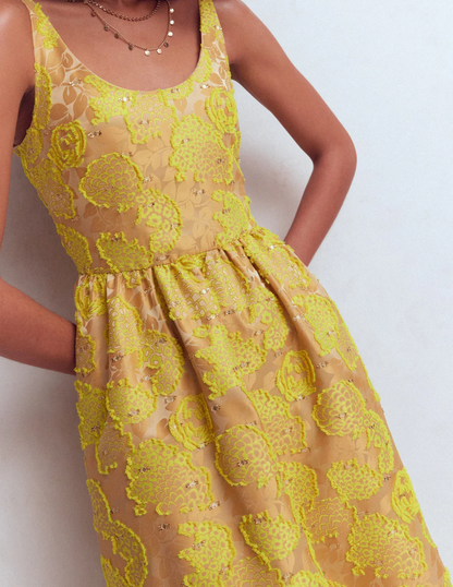 Fit and Flare Midi Dress